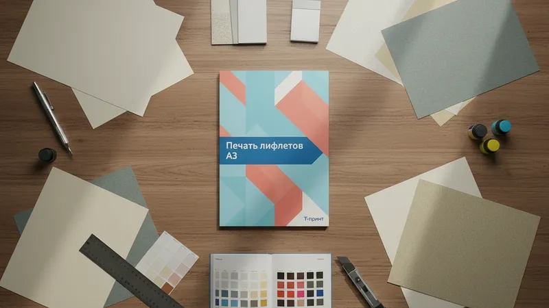 Печать лифлетов А3 недорого