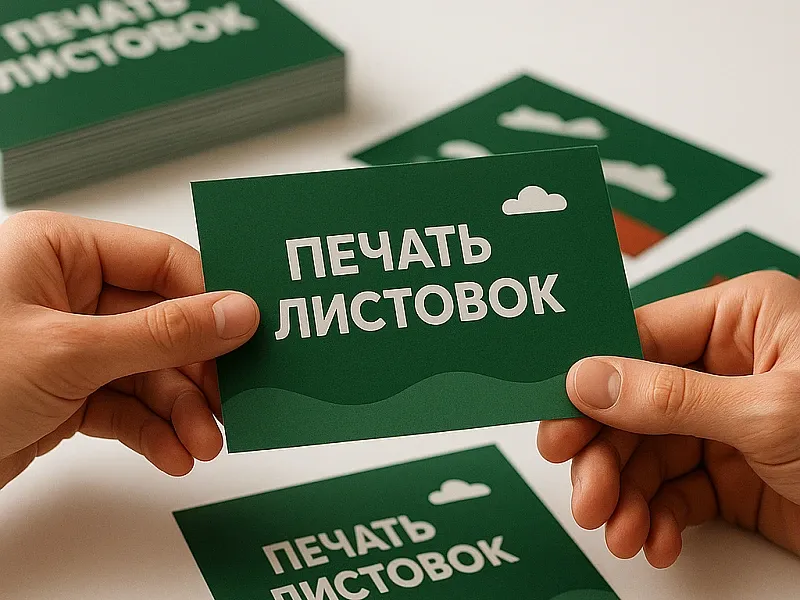 Печать листовок на заказ