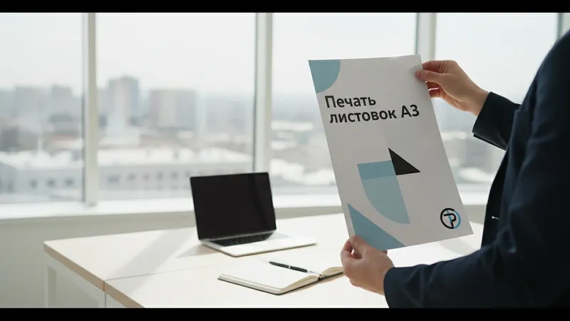Печать листовок А3 недорого