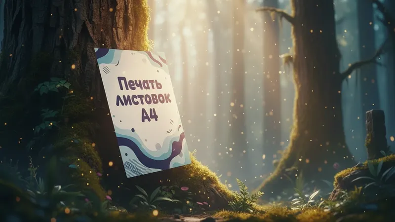 Печать листовок А4
