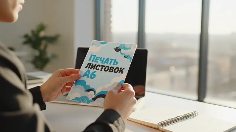 Печать листовок А6 недорого