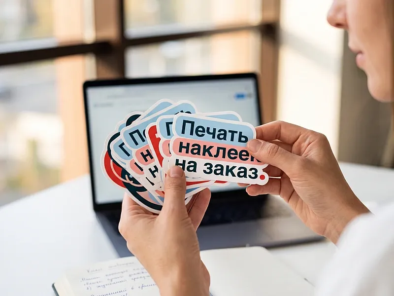 Печать наклеек дешево