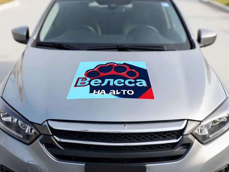 Печать наклеек Велеса на авто дешево