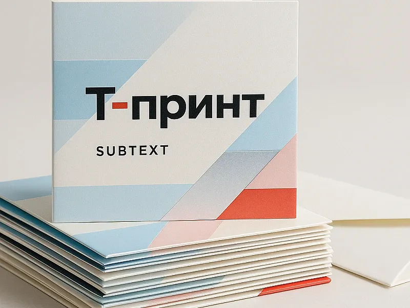 Печать открыток с логотипом недорого