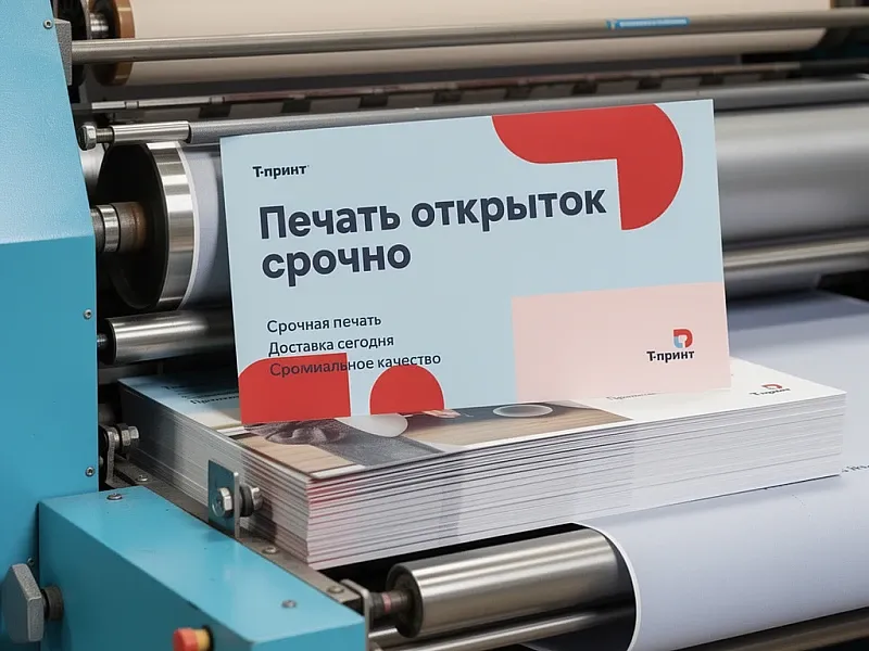 заказать Печать открыток срочно