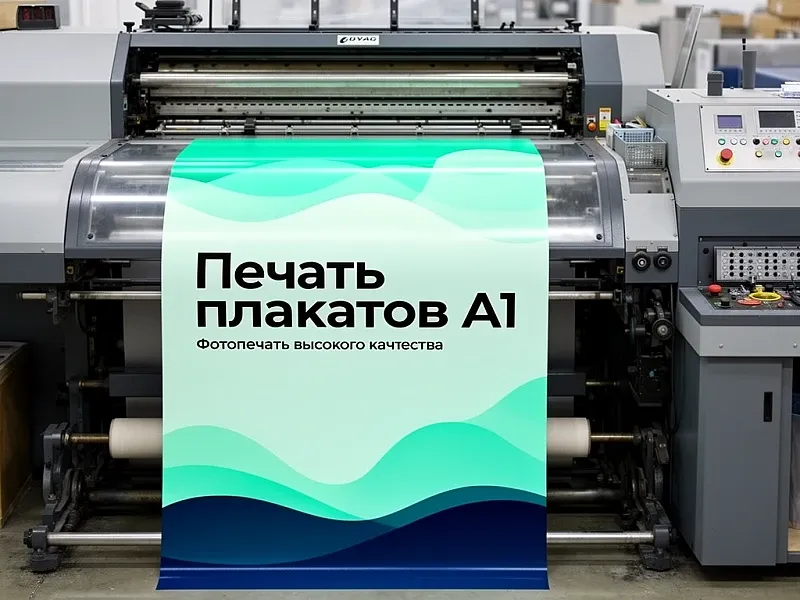 Печать плакатов А1 дешево