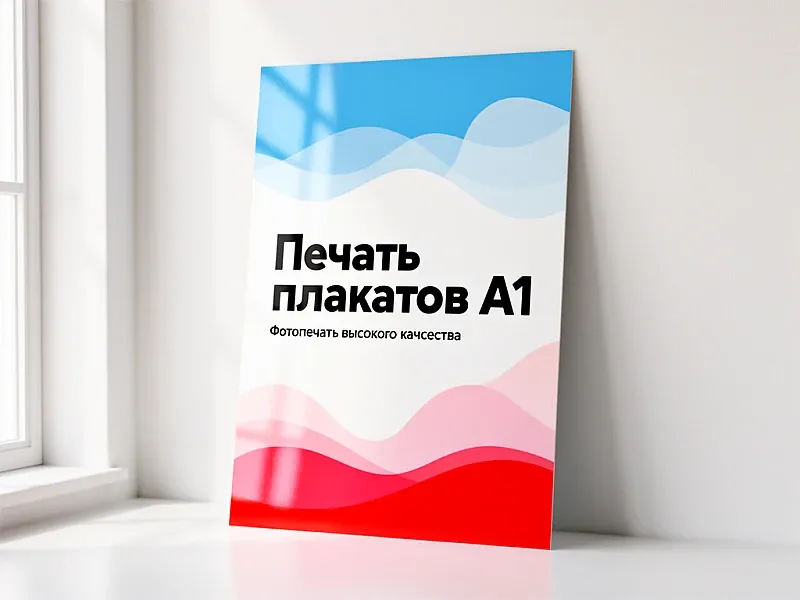 Печать плакатов А1 на заказ