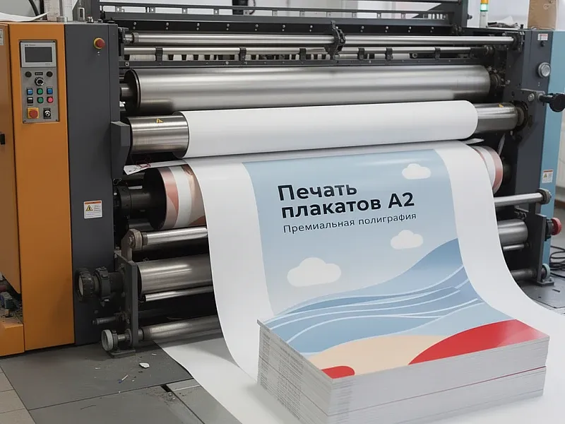 Печать плакатов А2 дешево
