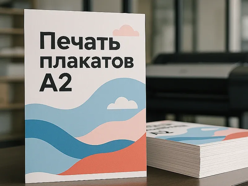 Печать плакатов А2 на заказ