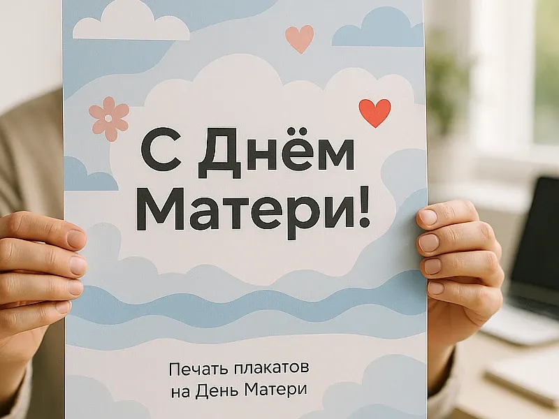 Печать плакатов на День Матери на заказ