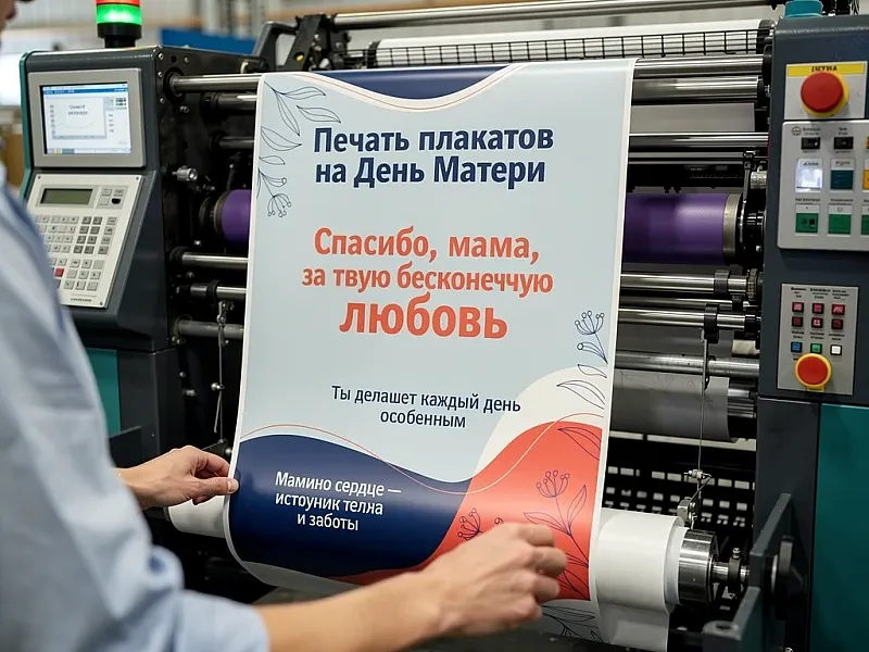 заказать Печать плакатов на День Матери