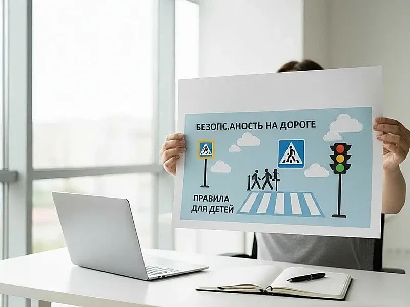 заказать Печать плакатов ПДД