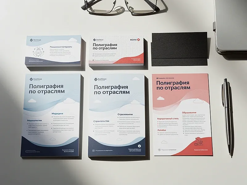 Полиграфия по отраслям недорого