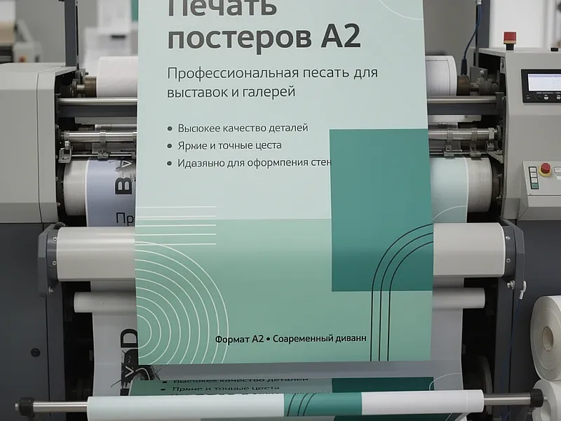 Печать постеров А2 недорого