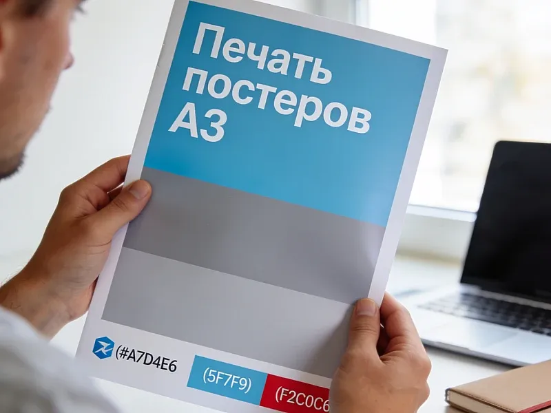 Печать постеров А3 дешево