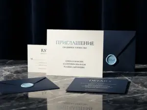 Печать пригласительных на дизайнерской бумаге в Москве