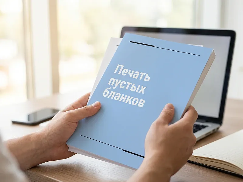 Печать пустых бланков на заказ