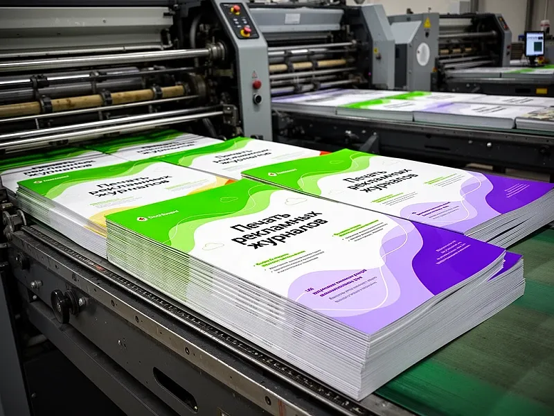 Печать рекламных журналов в tprint