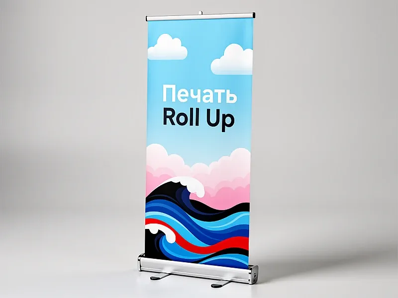 Печать Roll Up недорого