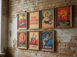 Печать советских плакатов в Москве
