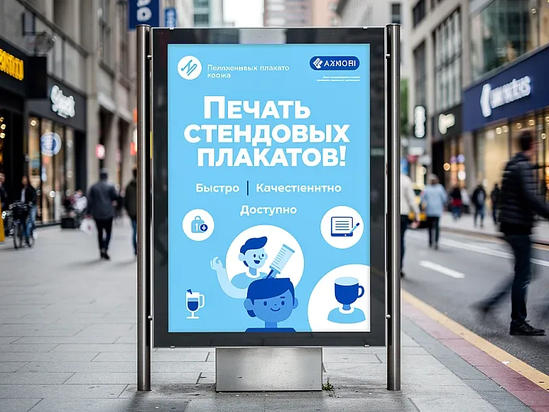 заказать Печать стендовых плакатов
