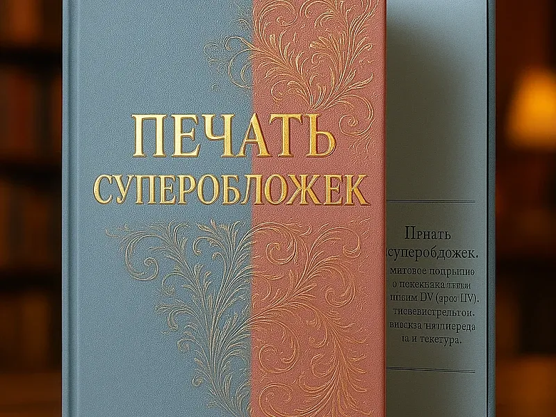 заказать Печать суперобложек для книг