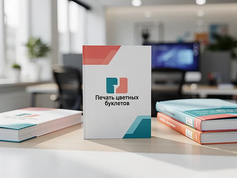 заказать Печать цветных буклетов