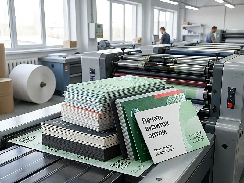 Печать визиток оптом на заказ