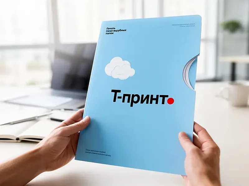 Печать вырубных папок дешево