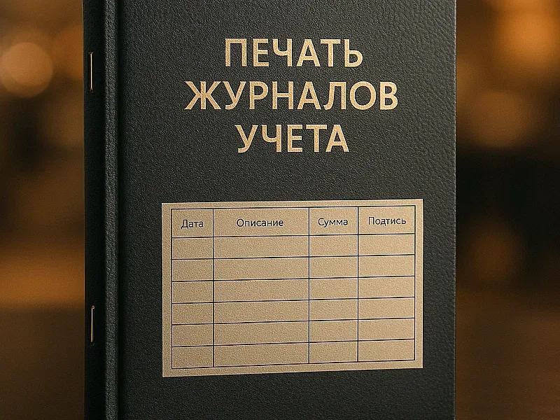 заказать Печать журналов учета