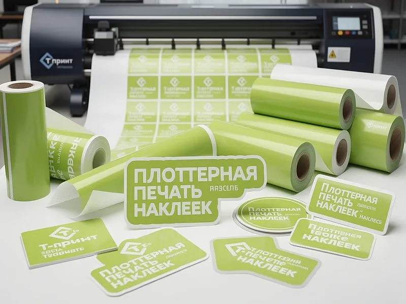 Плоттерная печать наклеек на заказ