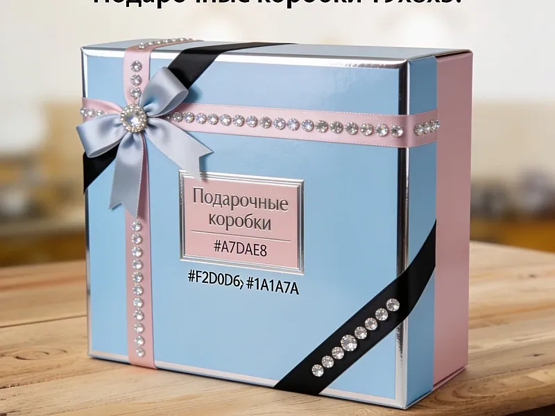 заказать Подарочные коробки 19х8х5