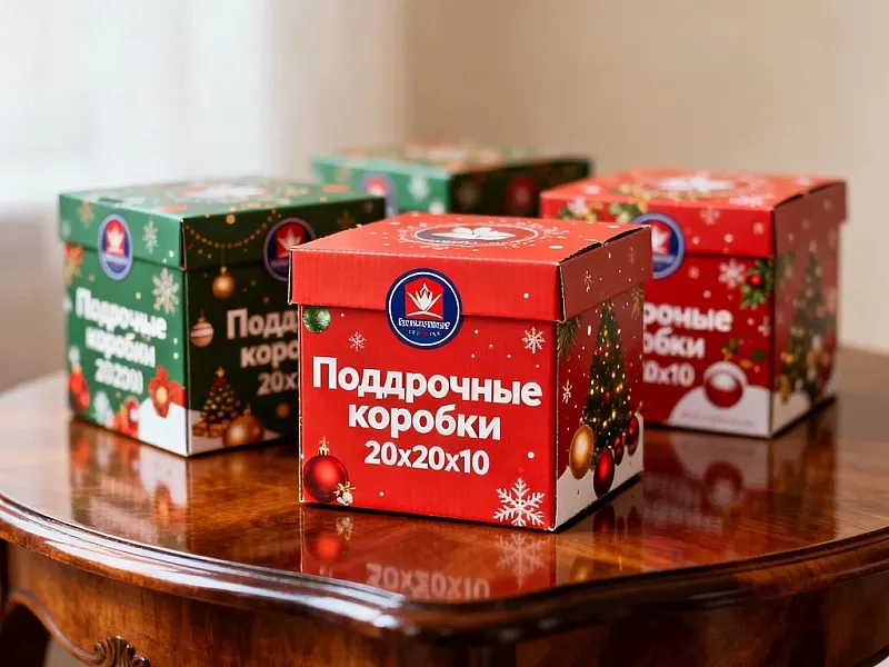 Подарочные коробки 20х20х10 недорого