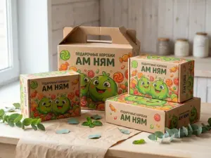 Подарочные коробки ам ням в Москве