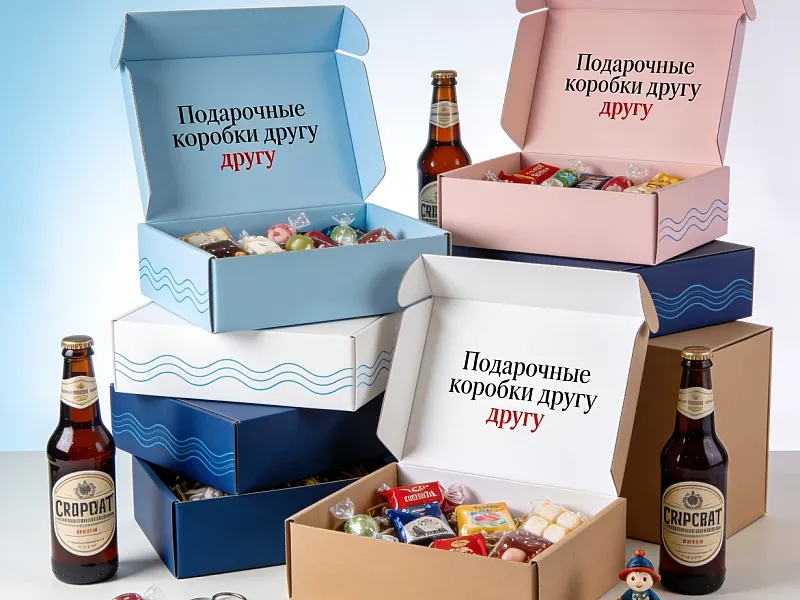Подарочные коробки другу недорого