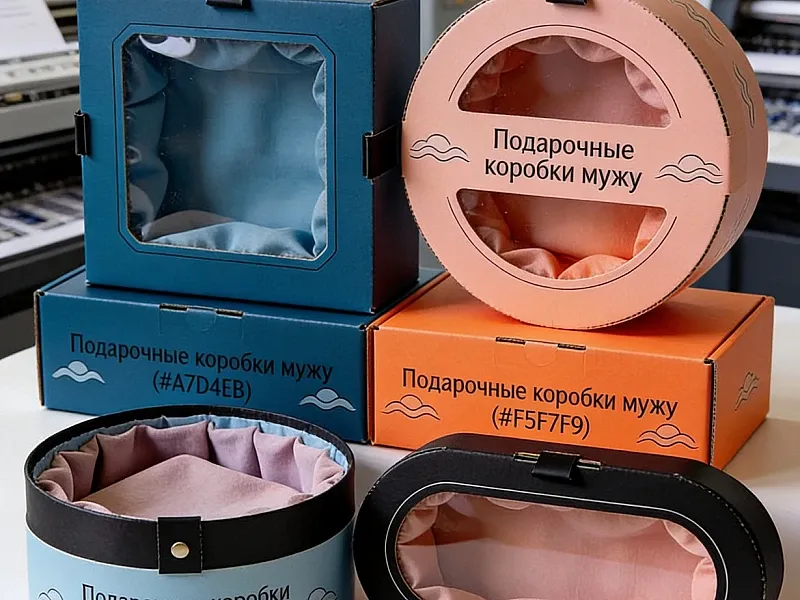 заказать Подарочные коробки мужу
