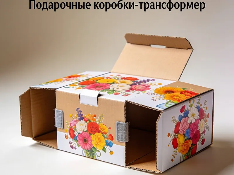 Подарочные коробки-трансформер недорого