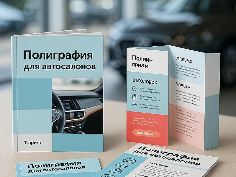 Полиграфия для автосалонов на заказ
