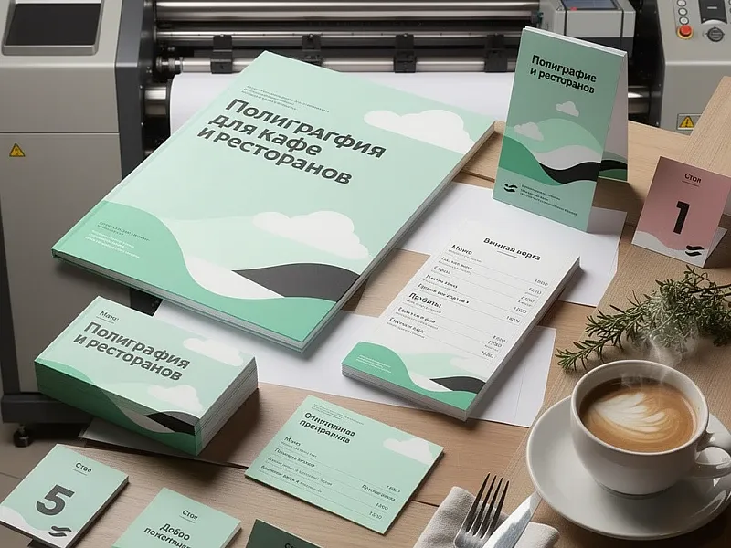 Полиграфия для кафе и ресторанов дешево