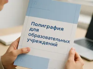 Полиграфия для образовательных учреждений в Москве