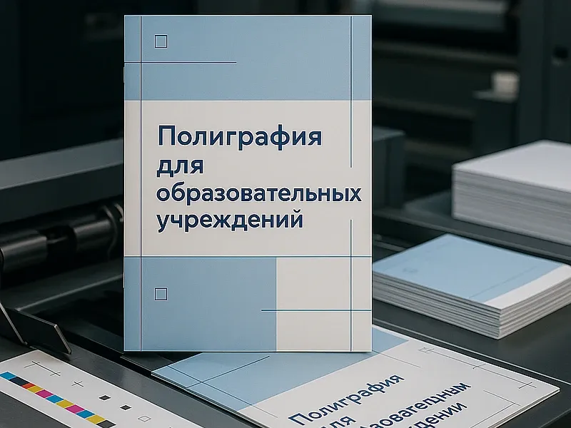 Полиграфия для образовательных учреждений дешево