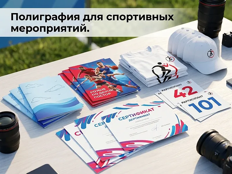 Полиграфия для спортивных мероприятий недорого