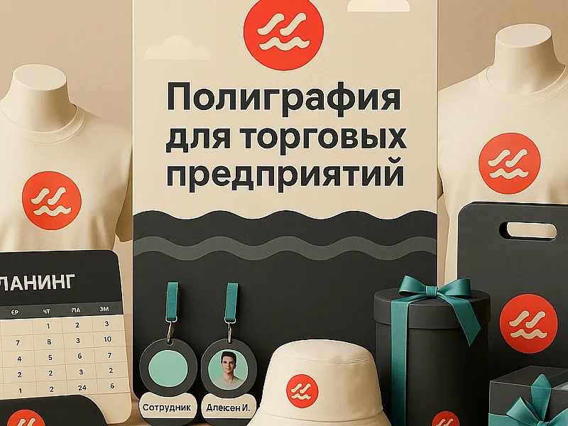заказать Полиграфия для торговых предприятий