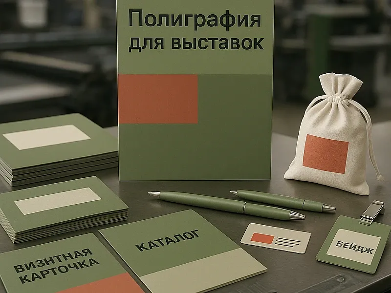 заказать Полиграфия для выставок