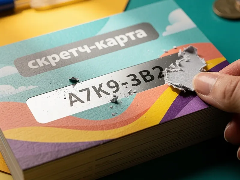 заказать Производство скретч карт