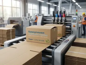 Прямоугольные картонные коробки в Москве