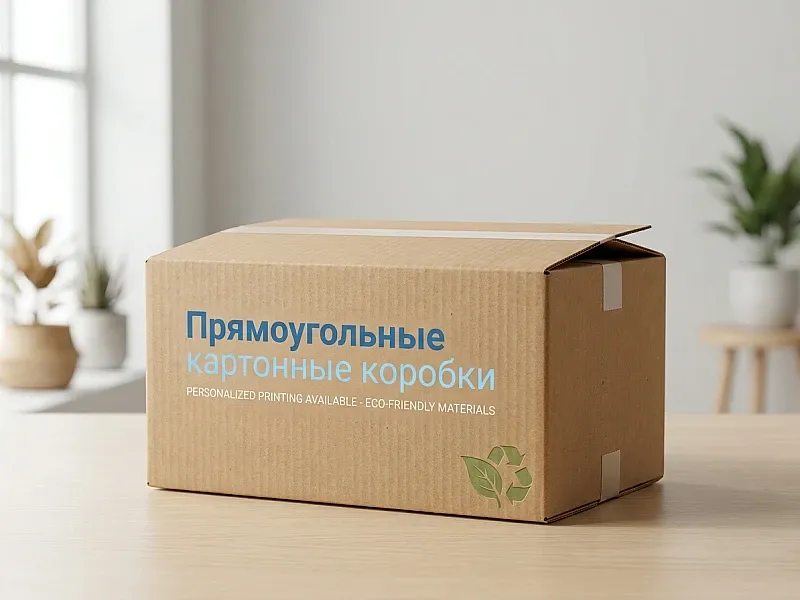 Прямоугольные картонные коробки на заказ