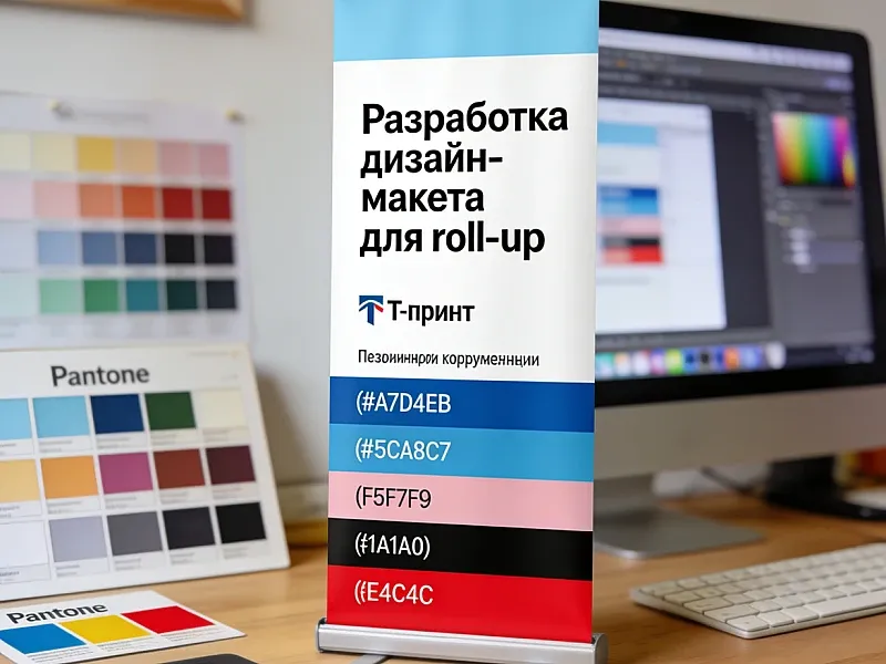 заказать Разработка дизайн-макета для roll-up