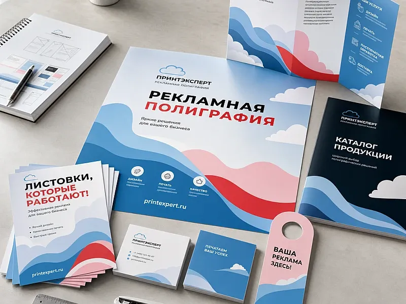 Рекламная полиграфия недорого