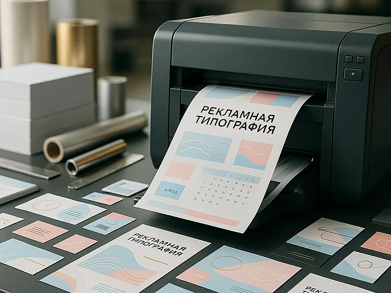 заказать Рекламная типография